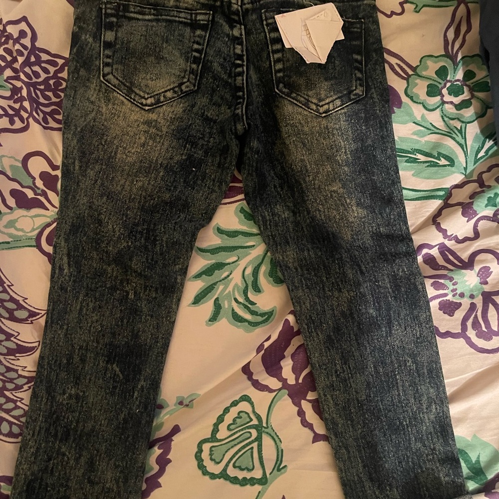 Denim distressed girl jeans - Picture 3 of 4